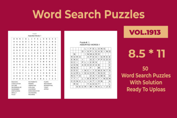 Download Word Search Puzzles Vol 1913 - 1913 Collection