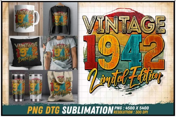 Download Vintage 1942 Limited Edition Retro Round - 1942 Collection