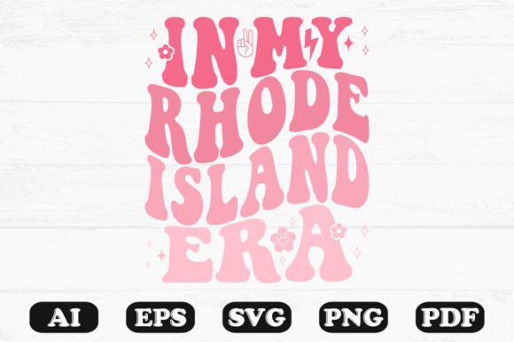Download In My Rhode Island Era Retro Wavy Svg - Wavy Collection